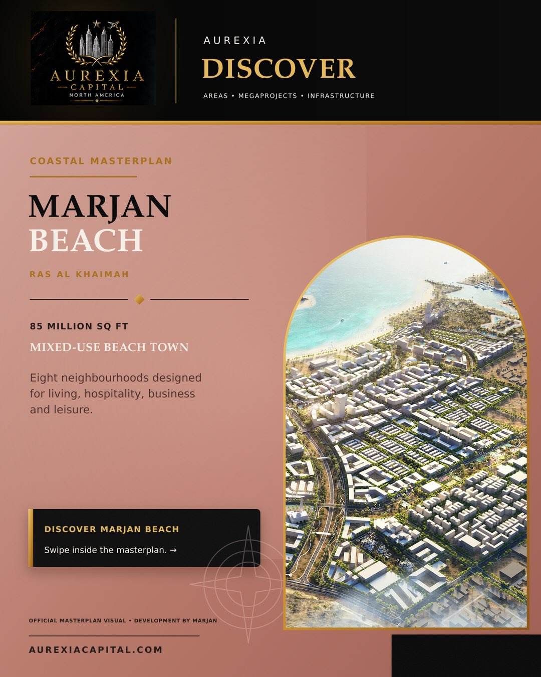 Marjan Beach: A Coastal Masterplan in Ras Al Khaimah