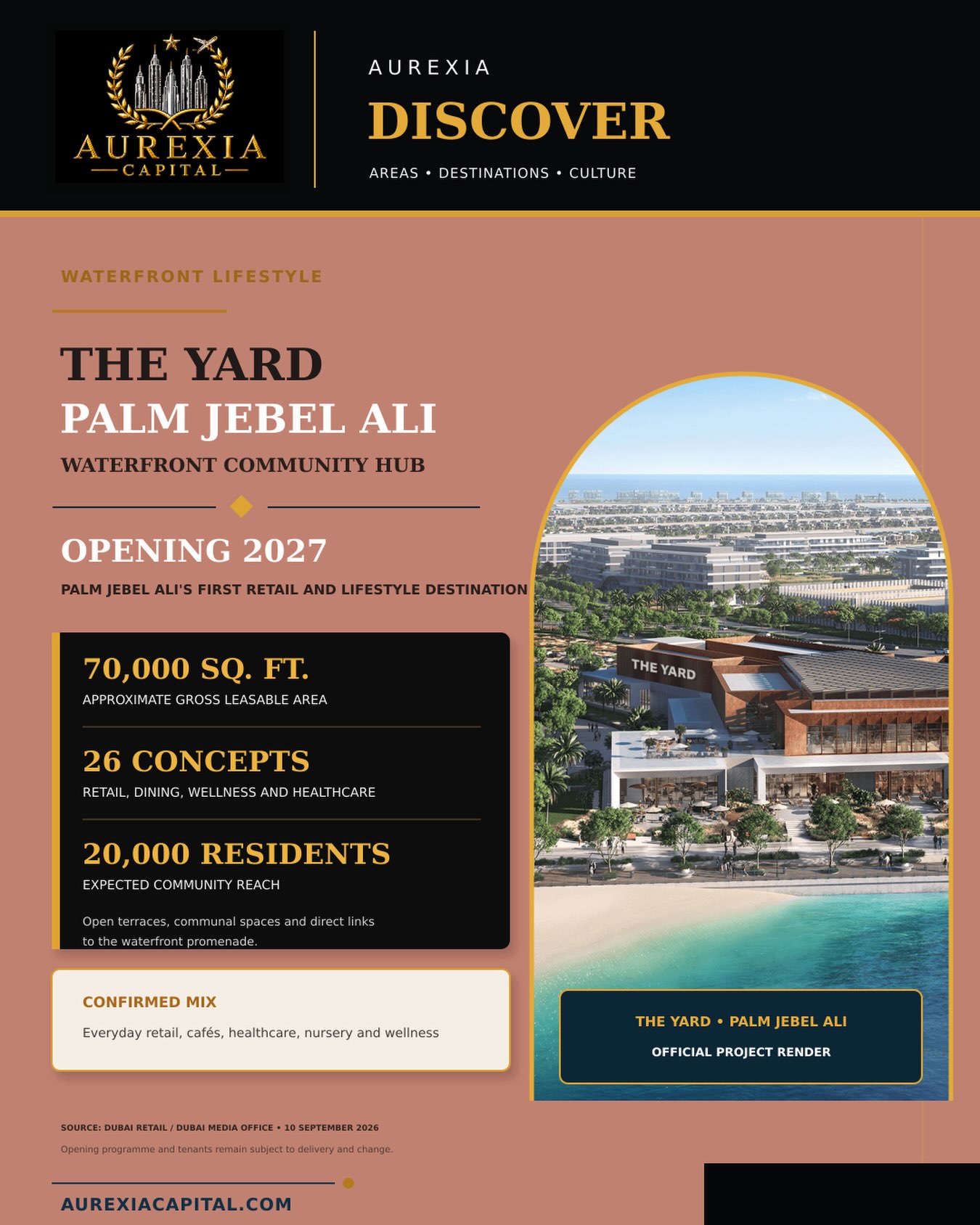 The Yard: Palm Jebel Ali’s Waterfront Community Hub